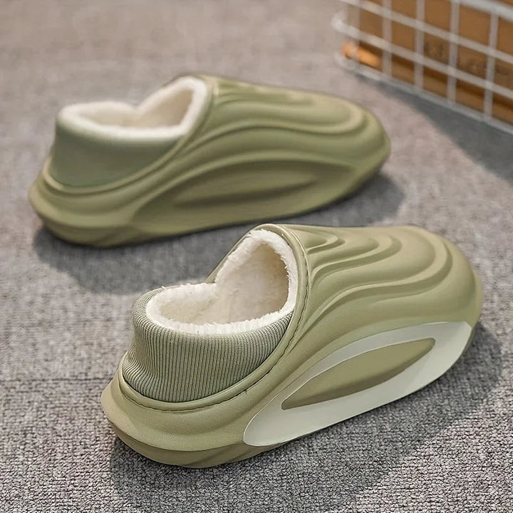 Wave Fleece Slip-On Slide
