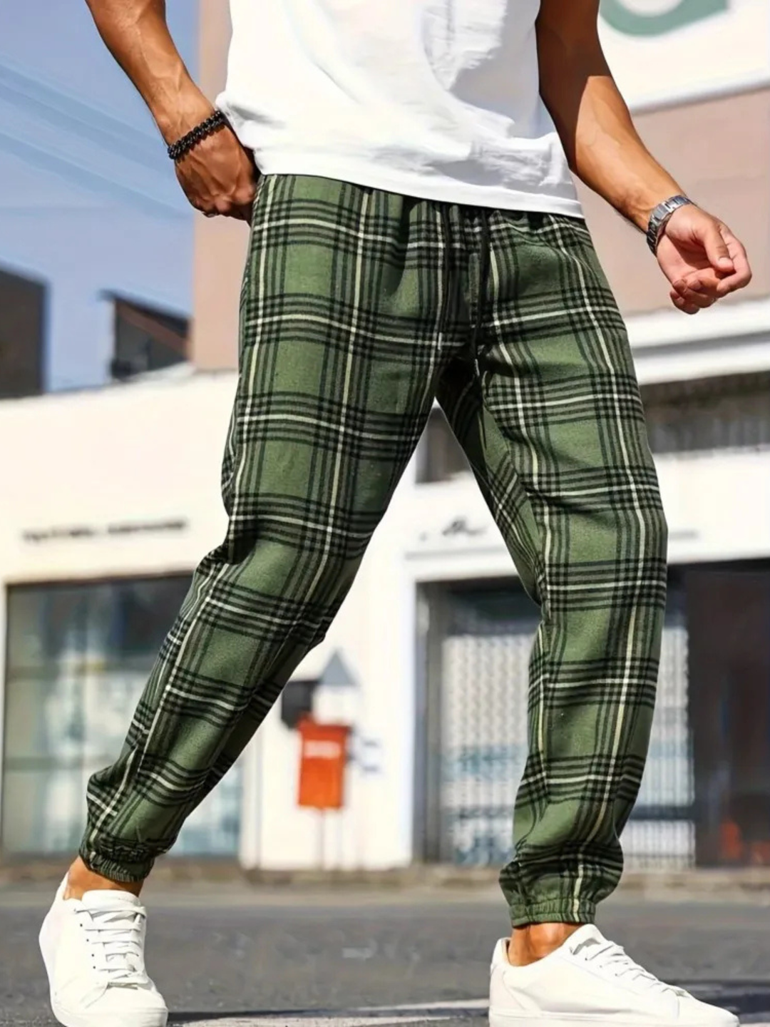 Griffin Plaid Jogger