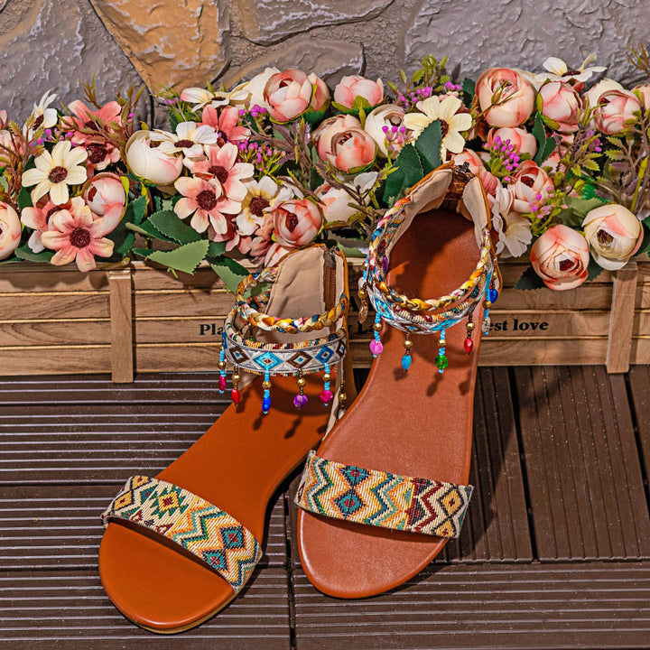 Tahlia Boho Ankle Flats