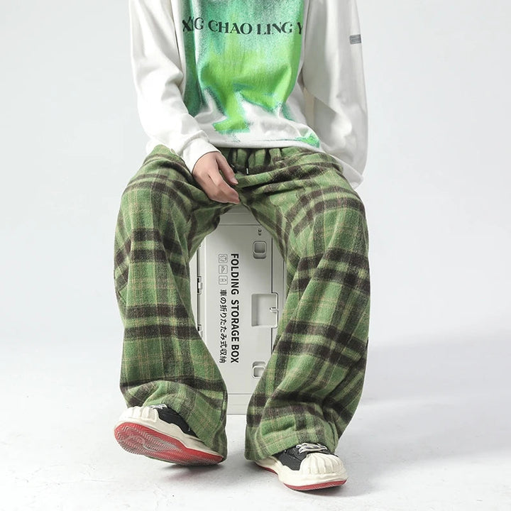 Graph Plaid Sweatpant