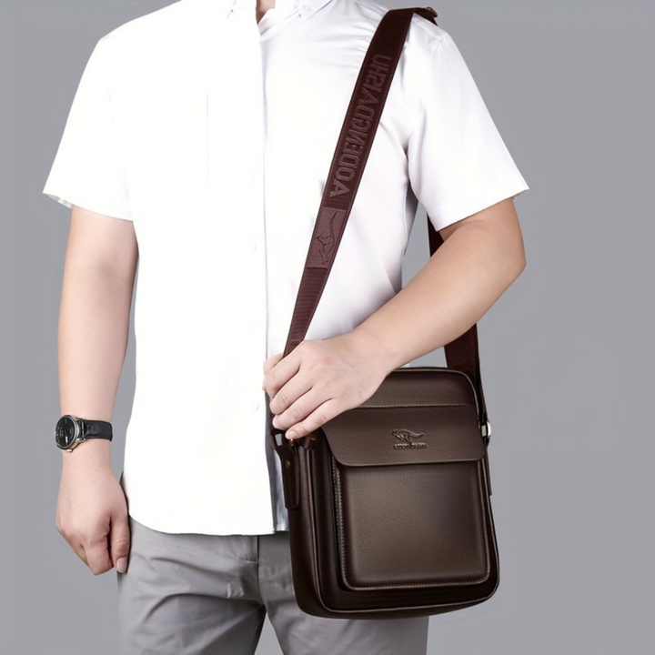 Executive Leather Messenger Bag