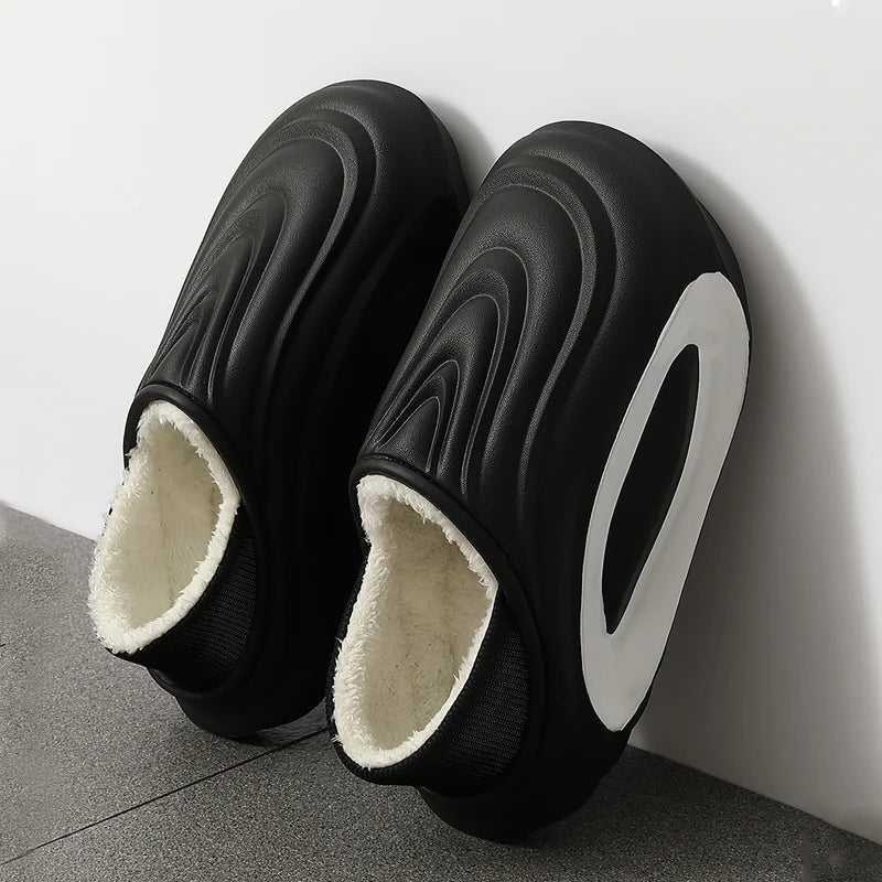 Wave Fleece Slip-On Slide