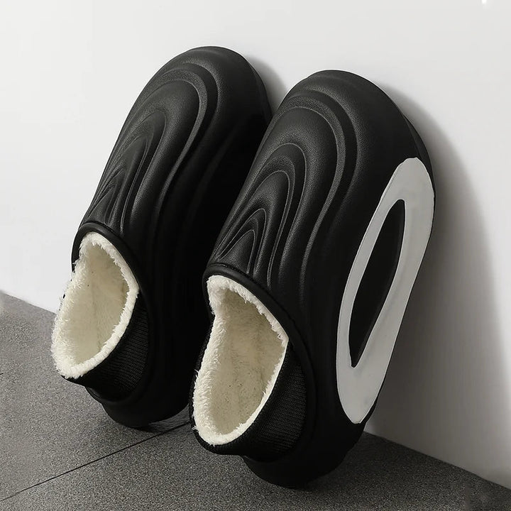 Wave Fleece Slip-On Slide