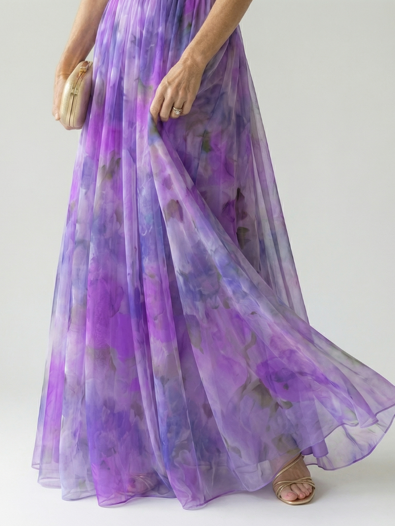 Isel | Cozy Maxi Dress with Soft Wrap Design
