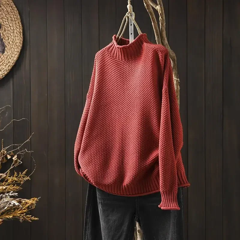 Honeycomb Knit Pullover