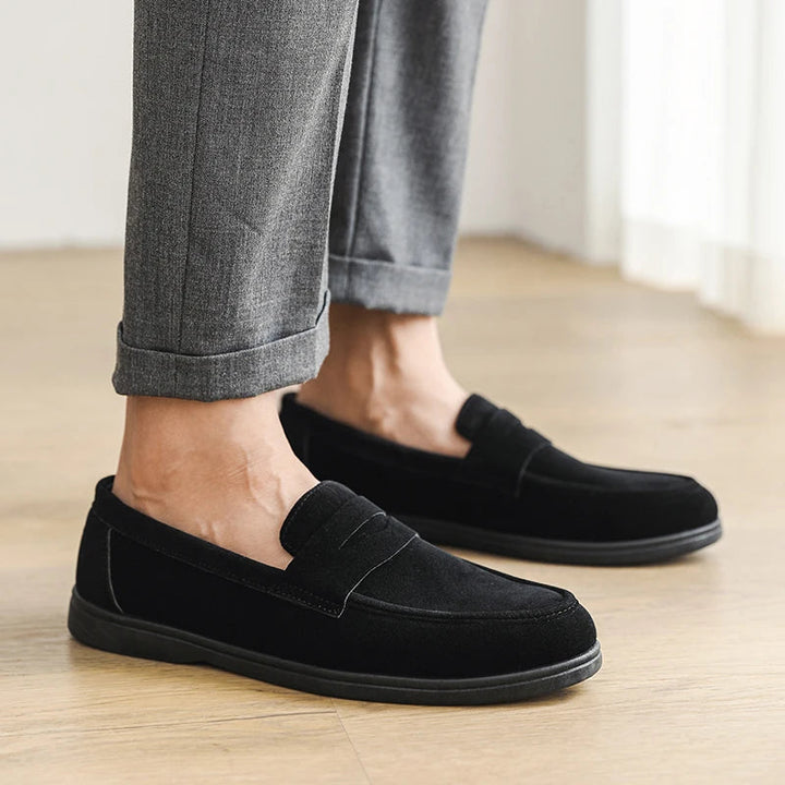 Belfort Suede Penny Loafer