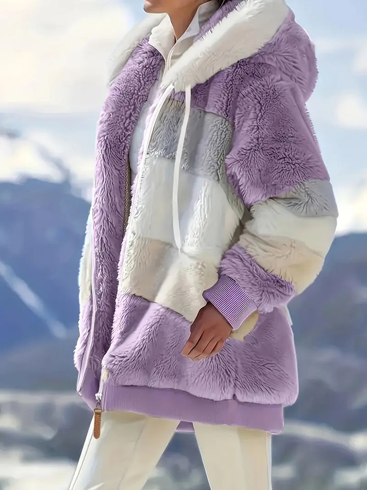 Serena | Cozy Hooded Plush Coat