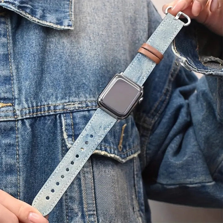 The Denim Edit Apple Watch Band