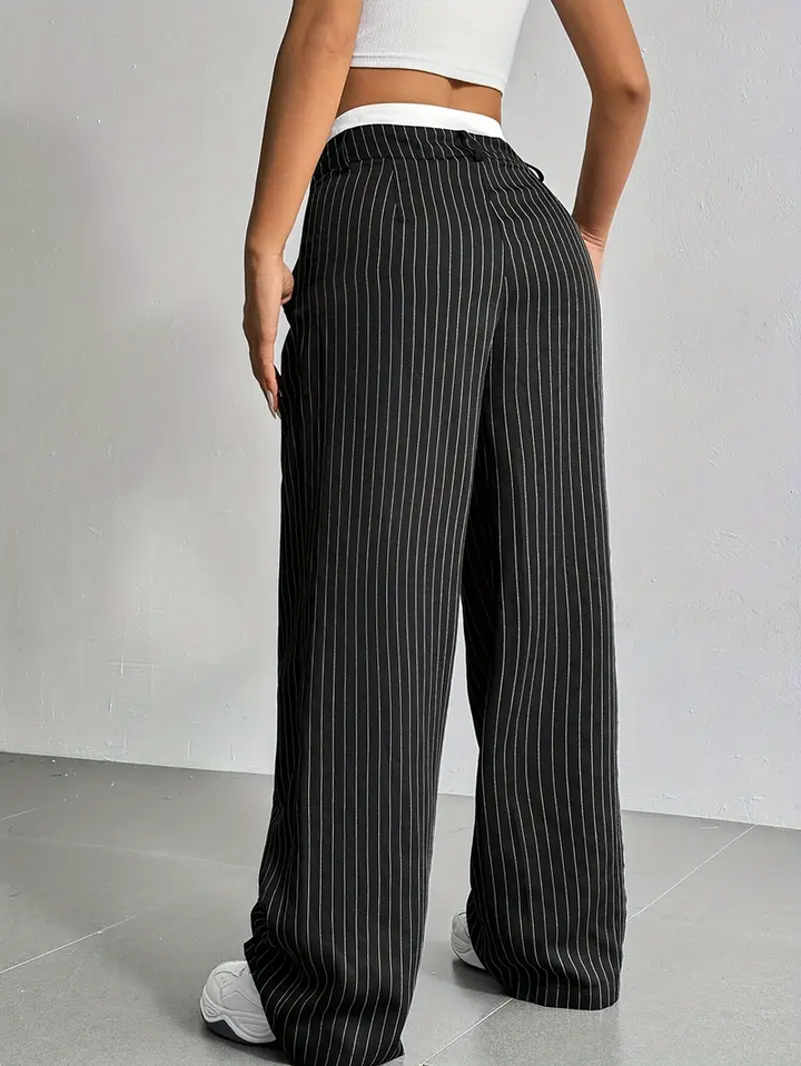 Waveline Pinstripe Trouser