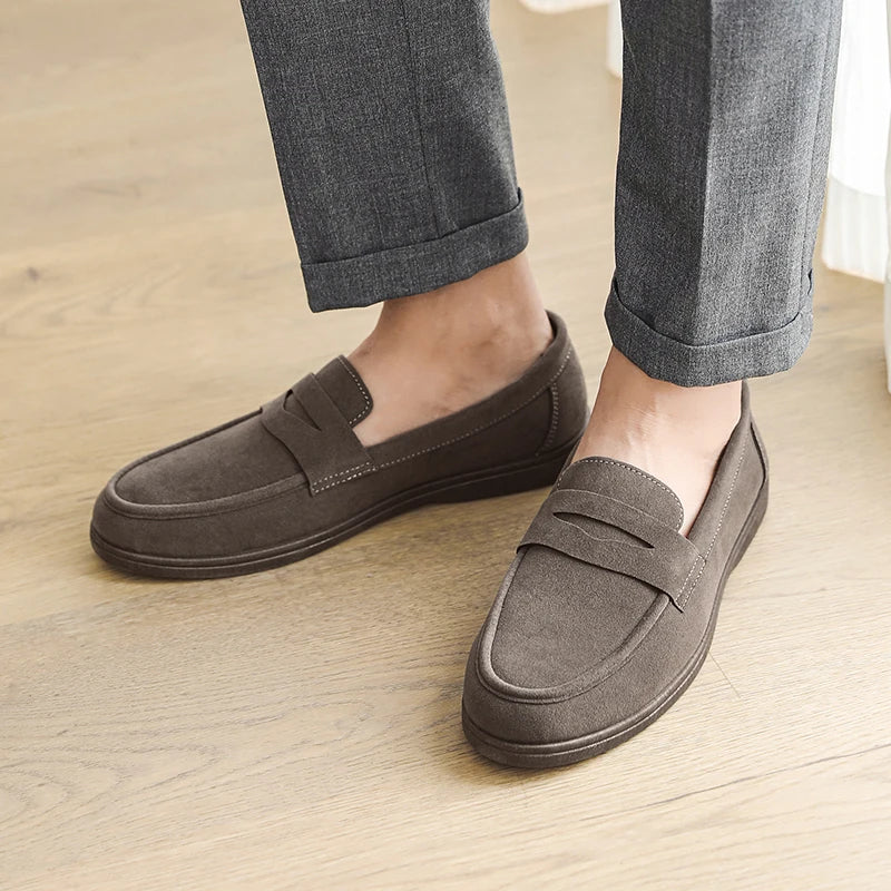 Belfort Suede Penny Loafer