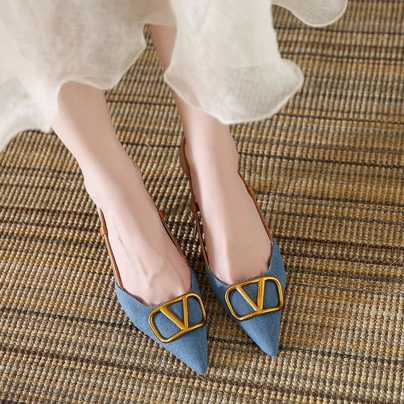 Valentina Slingback Stiletto Heel