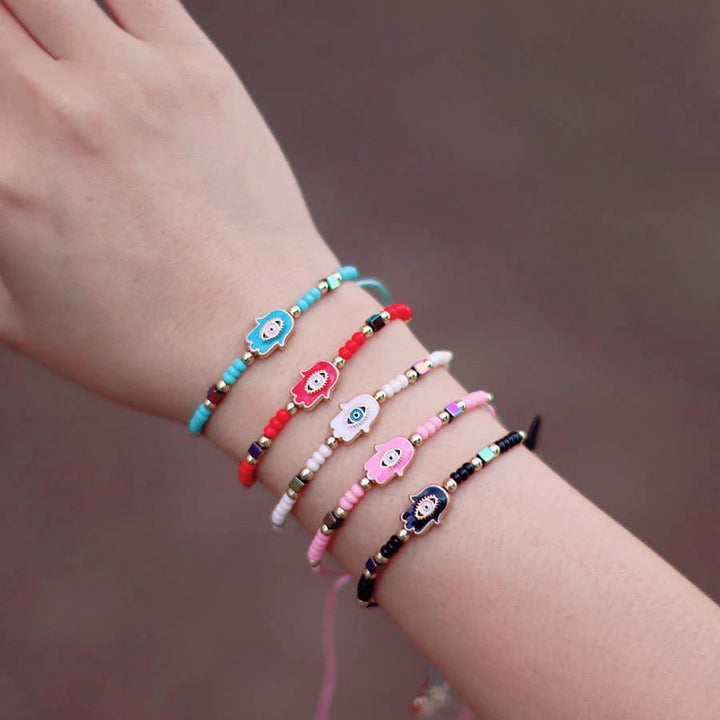 Royal Hamsa Rope Bracelet
