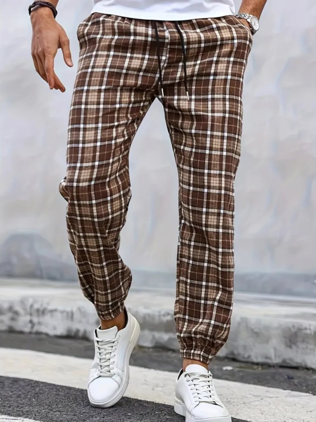 Griffin Plaid Jogger