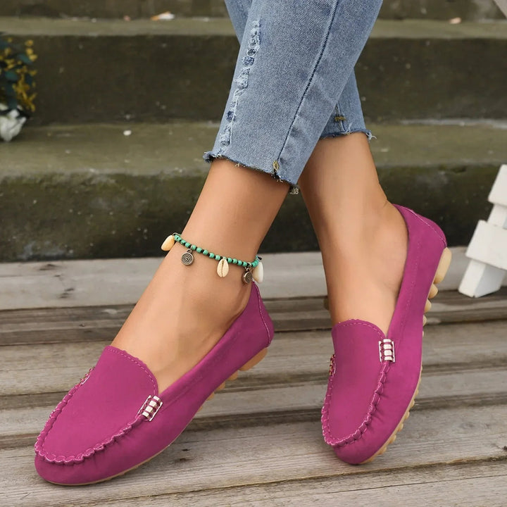 Harper Denim Slip-On Flats