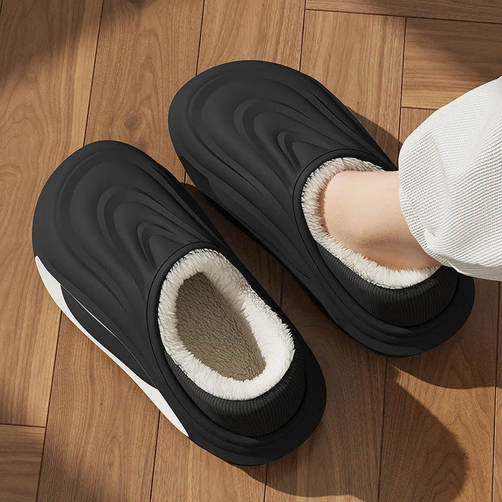 Wave Fleece Slip-On Slide
