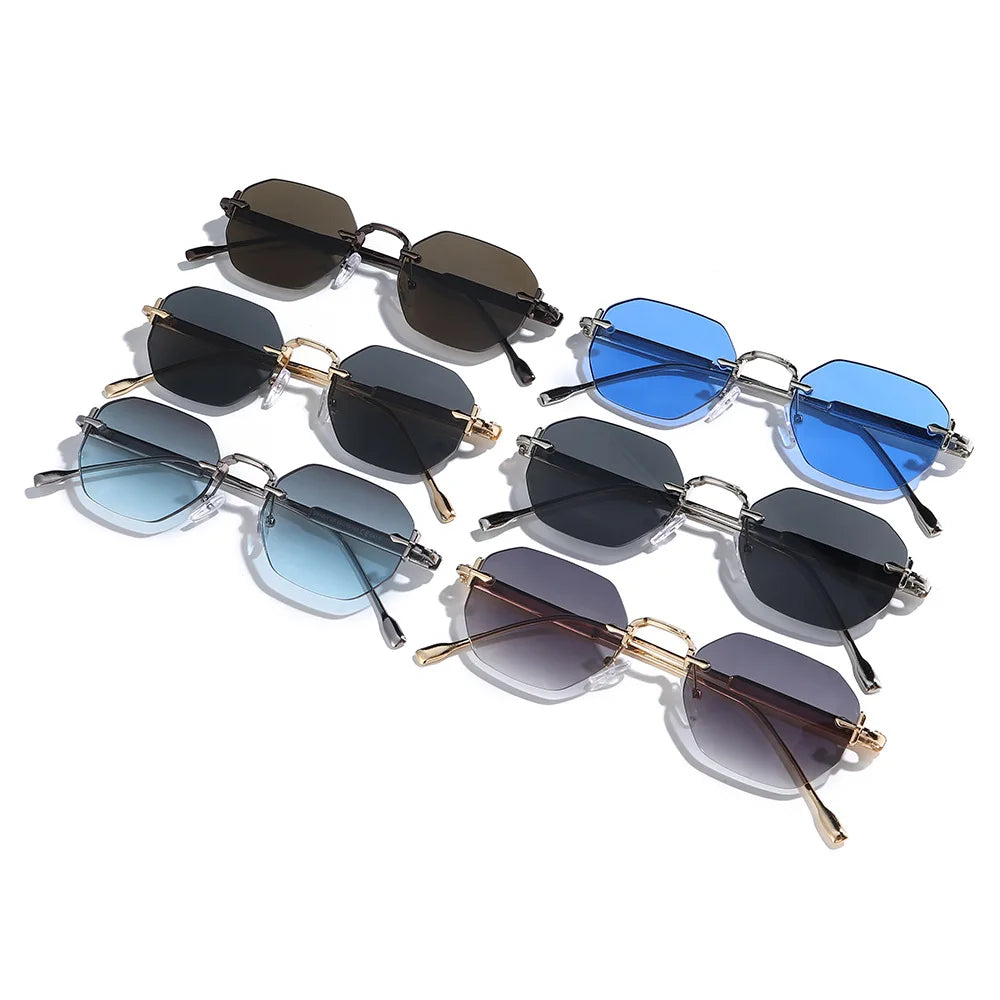 Hexon Rimless Sunglasses