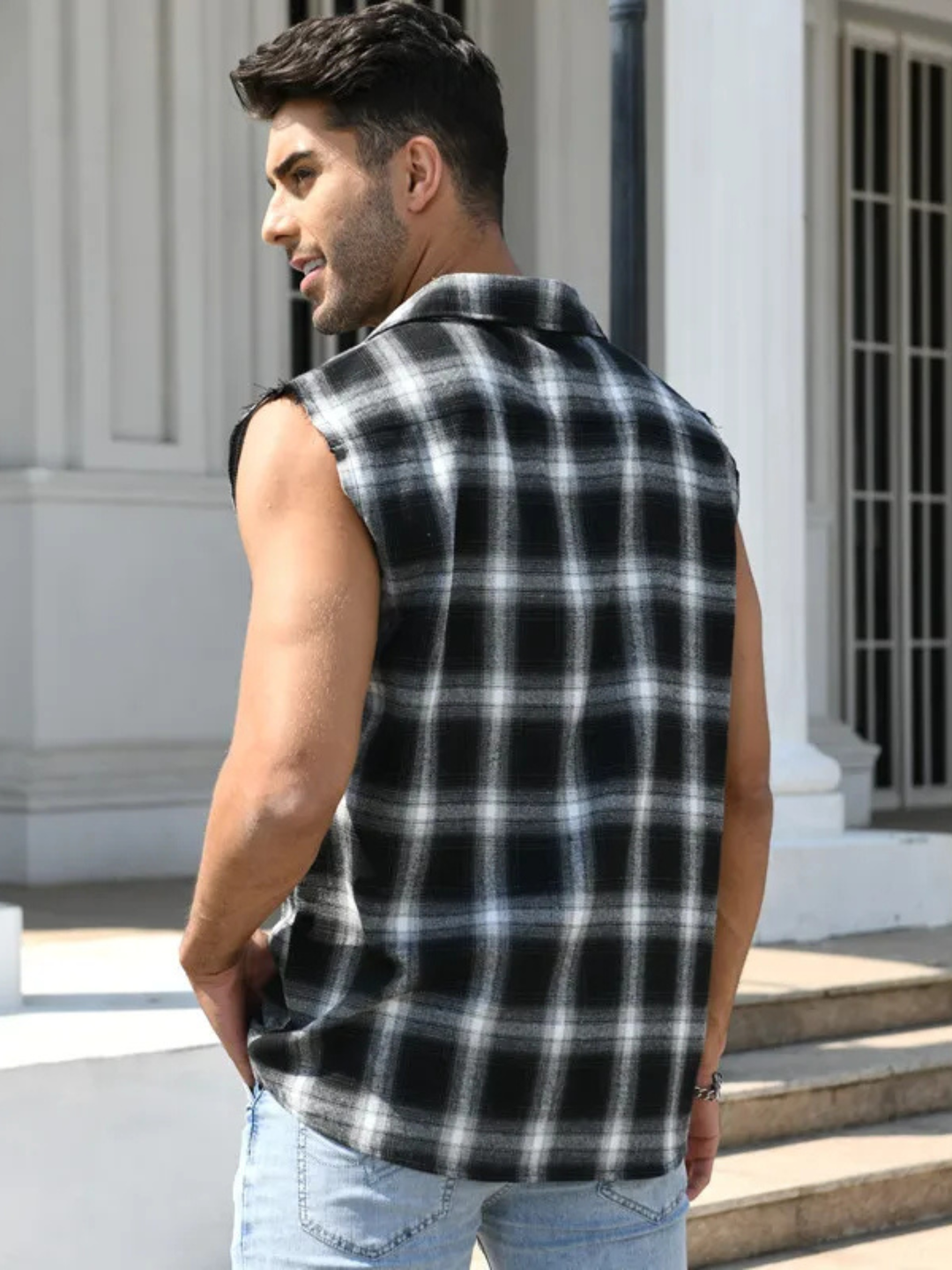 Maverick Plaid Flannel Vest