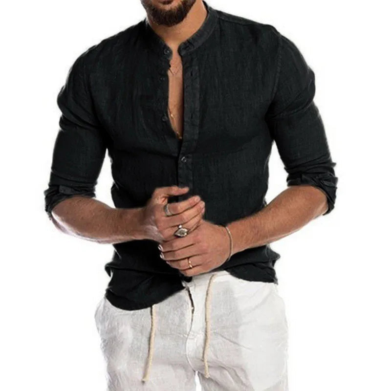 Sorrento Linen Button-Up