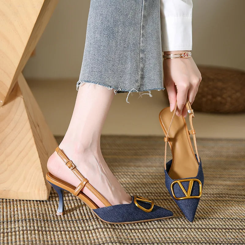 Valentina Slingback Stiletto Heel