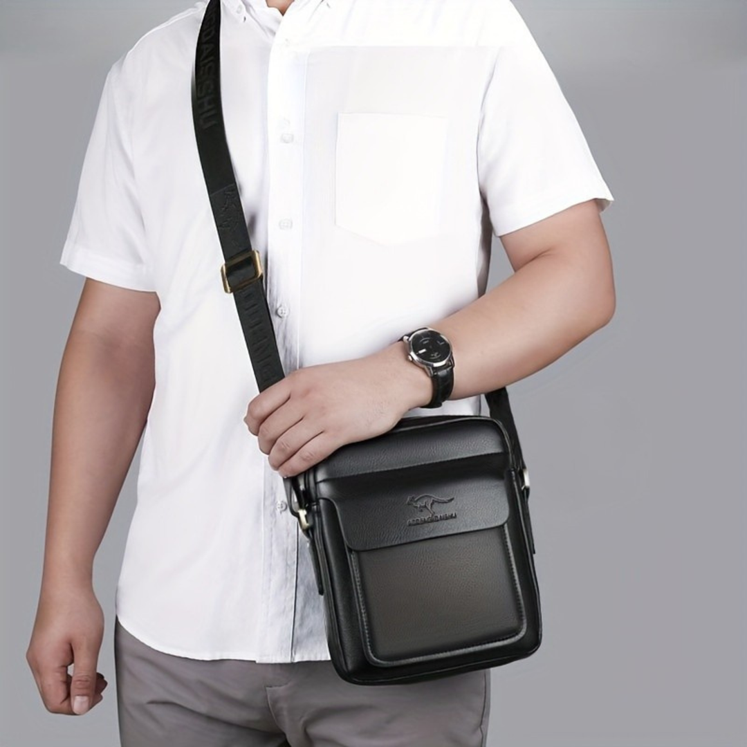 Executive Leather Messenger Bag