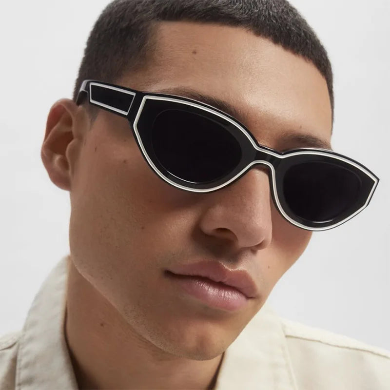 Contrast Outline Sunglasses