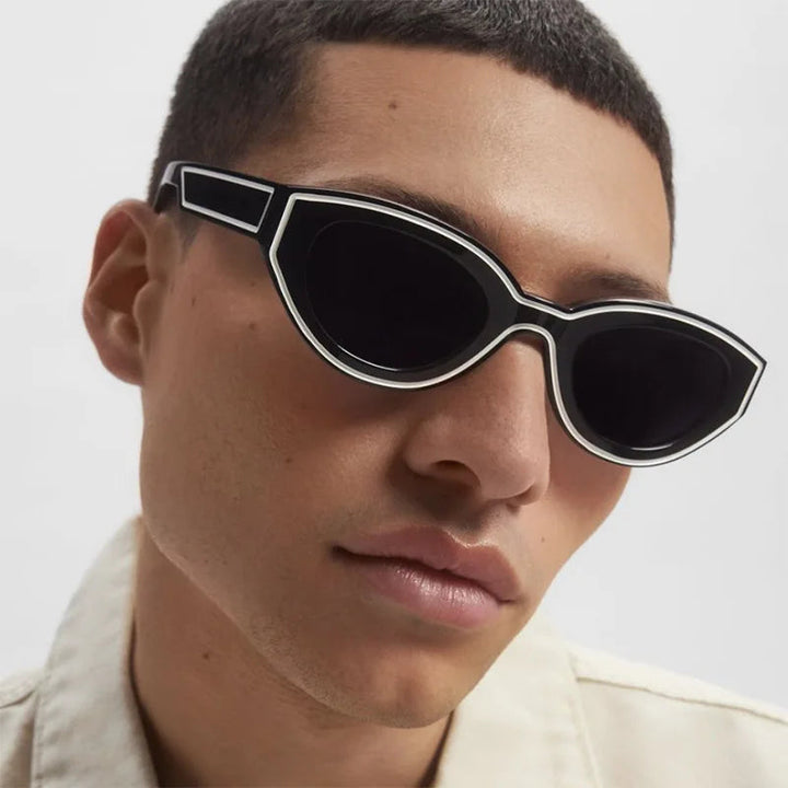 Contrast Outline Sunglasses