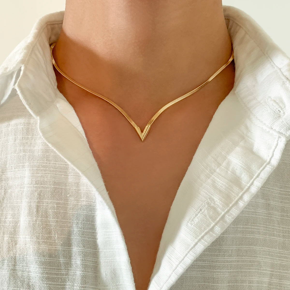 Voss Herringbone Necklace