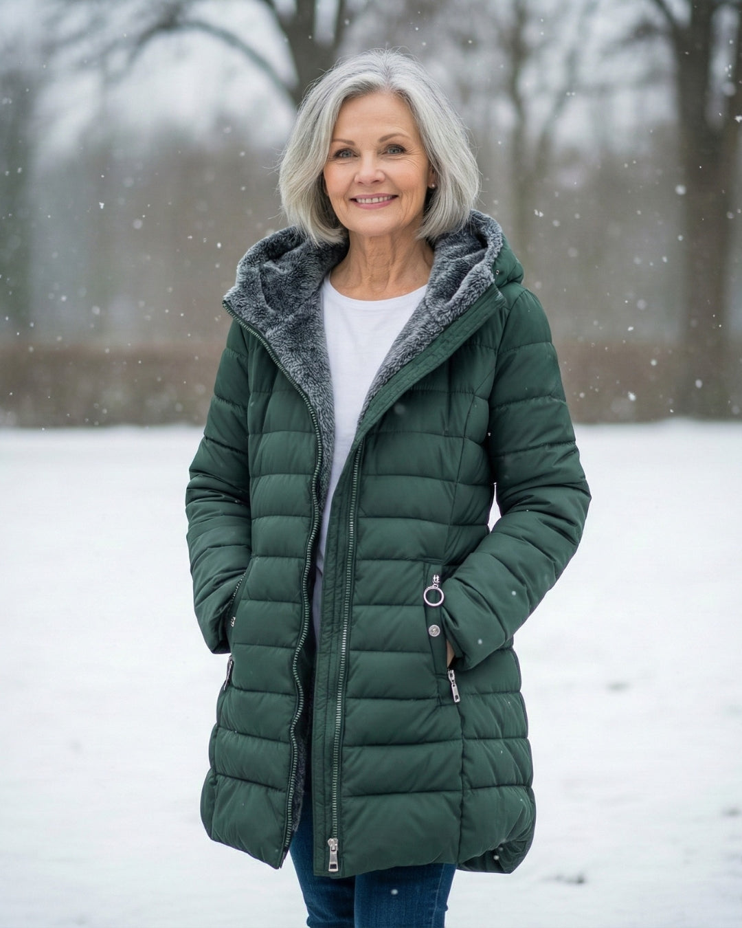 Alice | Cozy Fleece-Lined Puffer Jacket