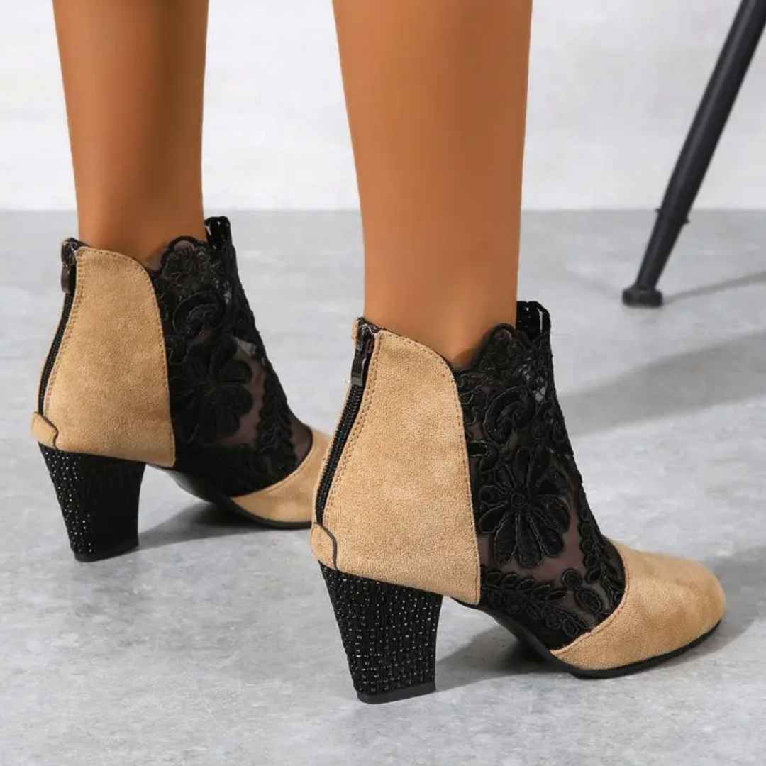 Twilight Lace Ankle Heel