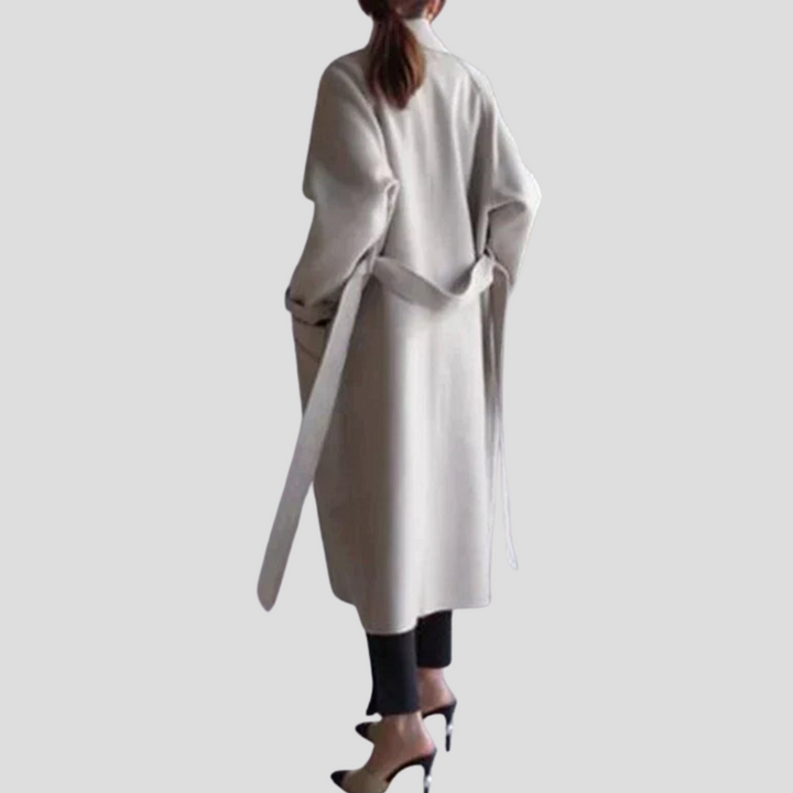 Evelyn™ | Elegant Long Wool Coat
