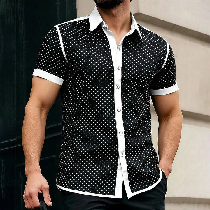 Monaco Contrast Button-Up