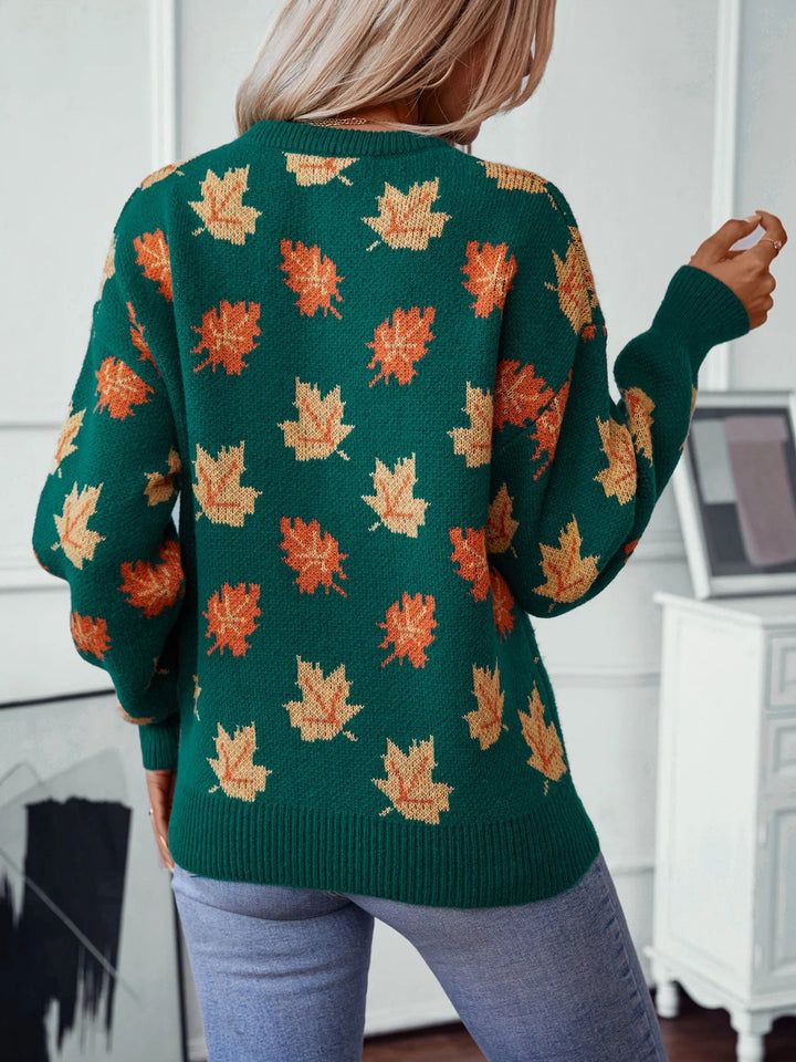 Autumn Hues Knit Sweater