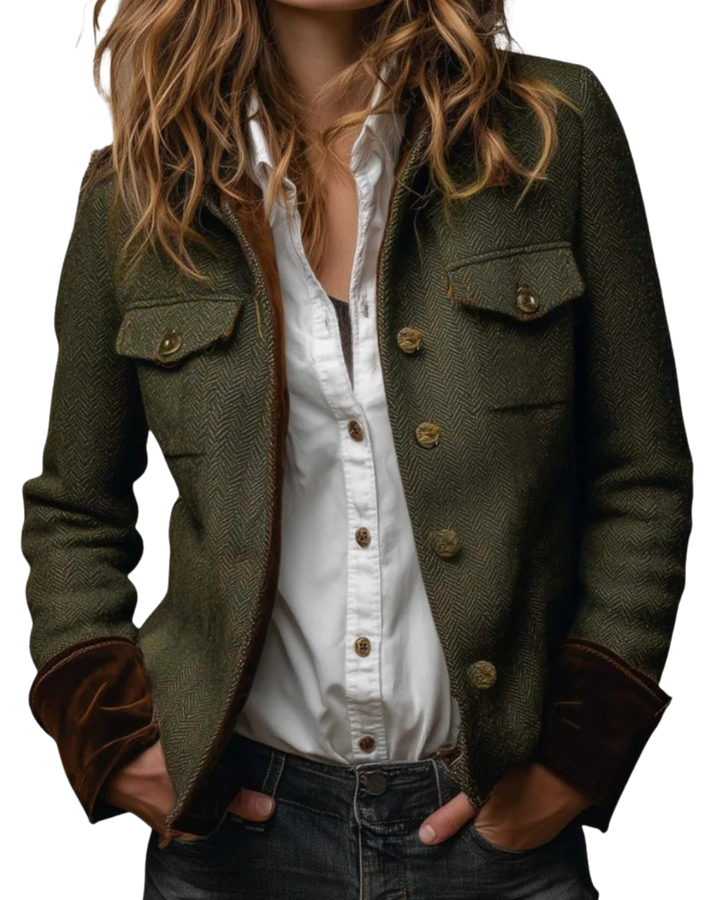 Sophia | Classic Tweed Blazer
