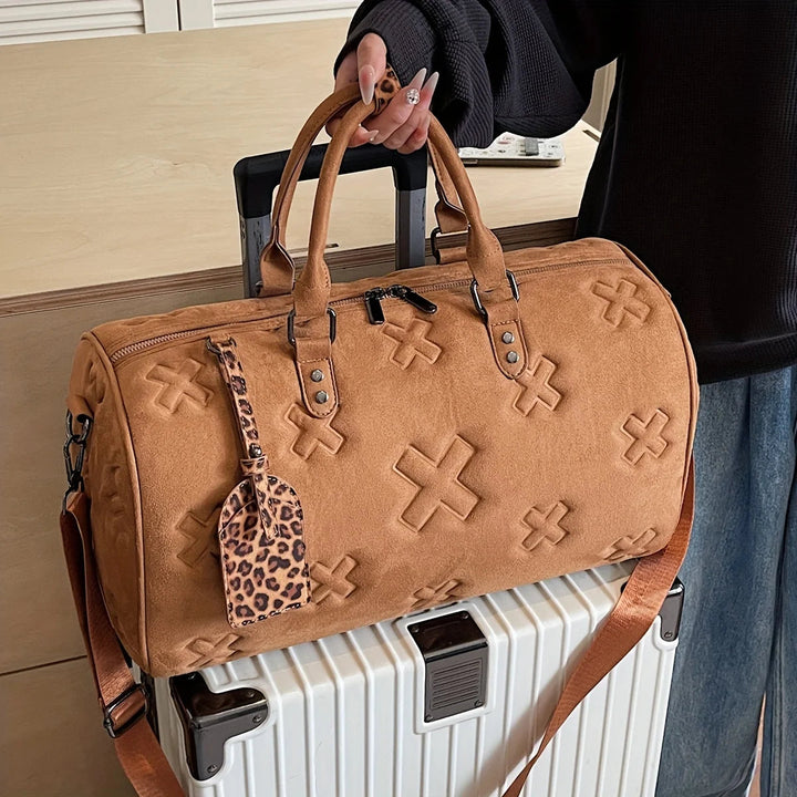 Axis Suede Weekender Bag