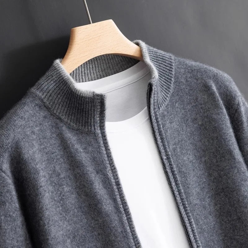 Hudson Cashmere Zip Jacket