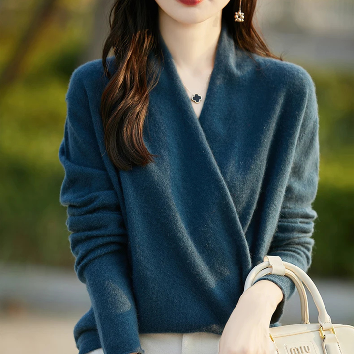 Vivienne Cashmere Wrap Sweater