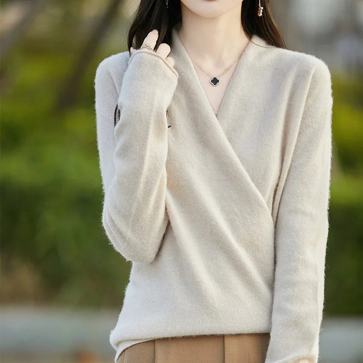 Vivienne Cashmere Wrap Sweater