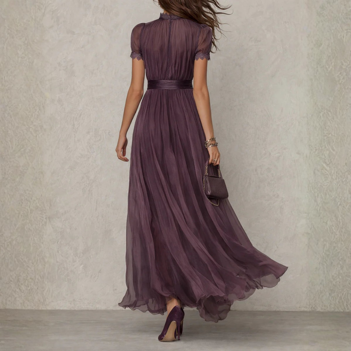 Aria | Elegant Chiffon Maxi Dress