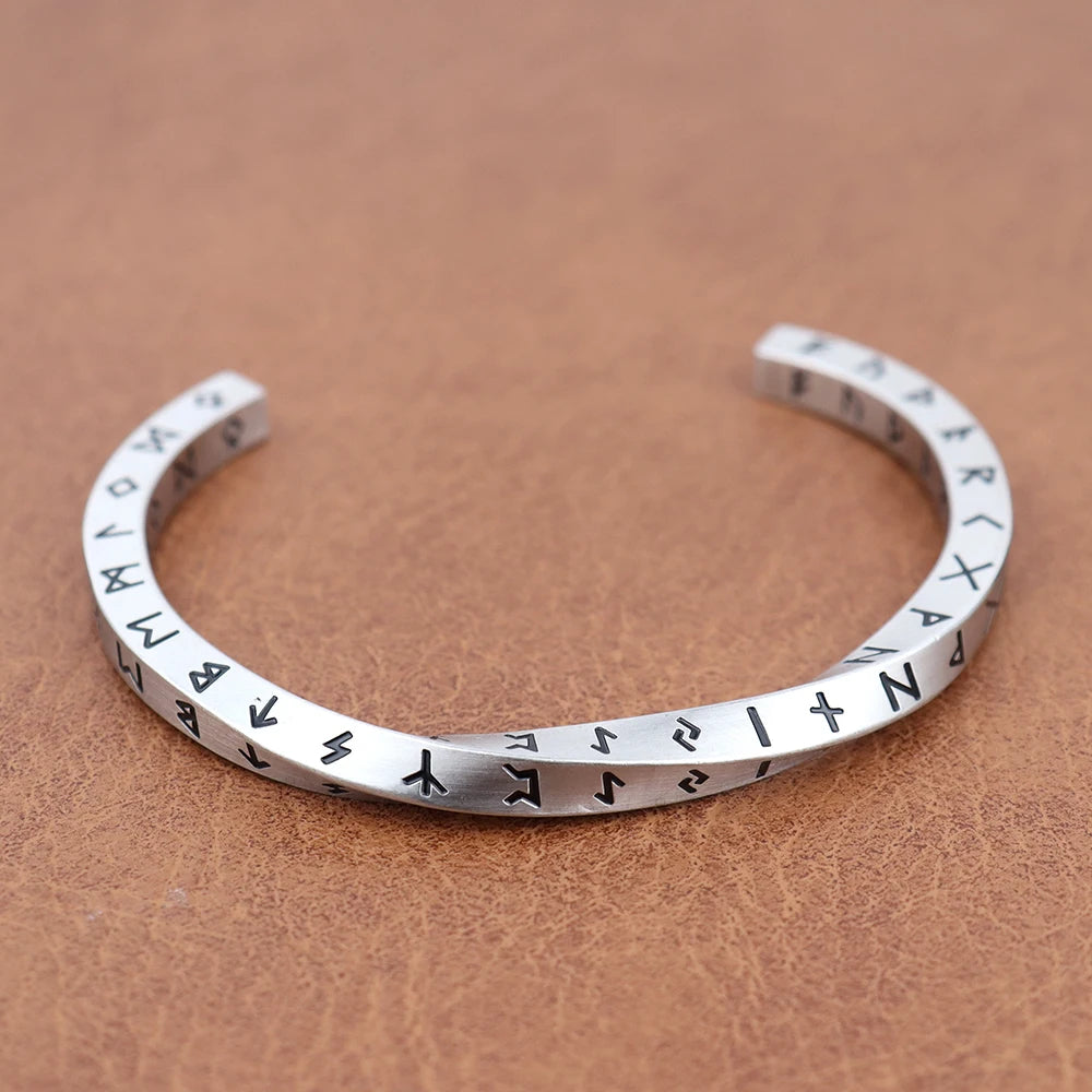 Runestone Steel Cuff