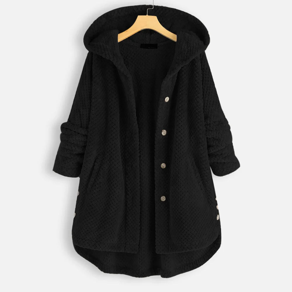 Teddy Fleece Hooded Jacket