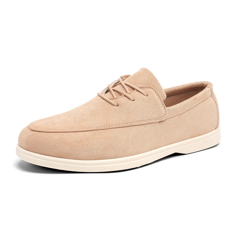 Delano Lace-up Suede Loafer