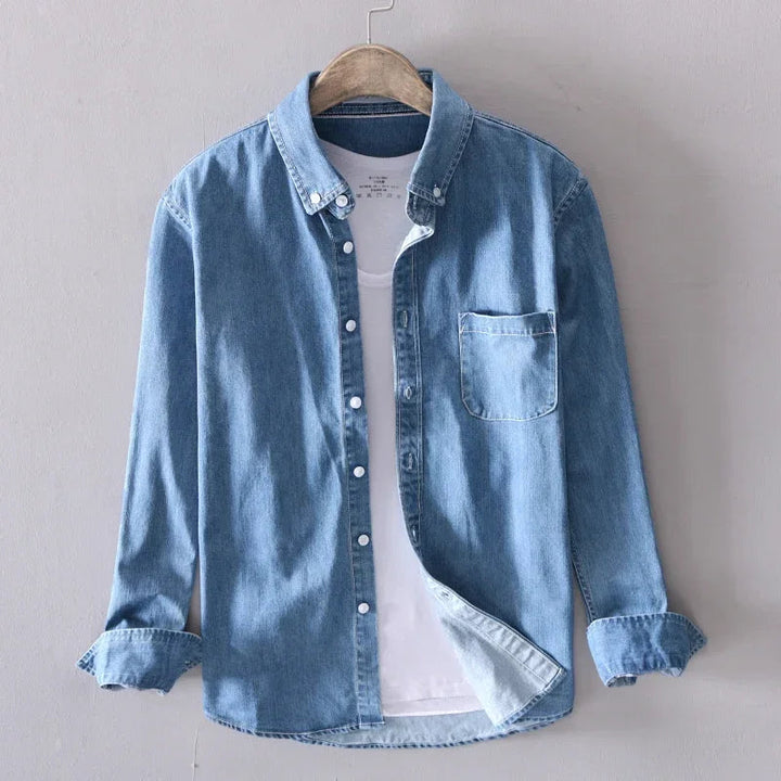 Heritage Cotton Denim Button-Down
