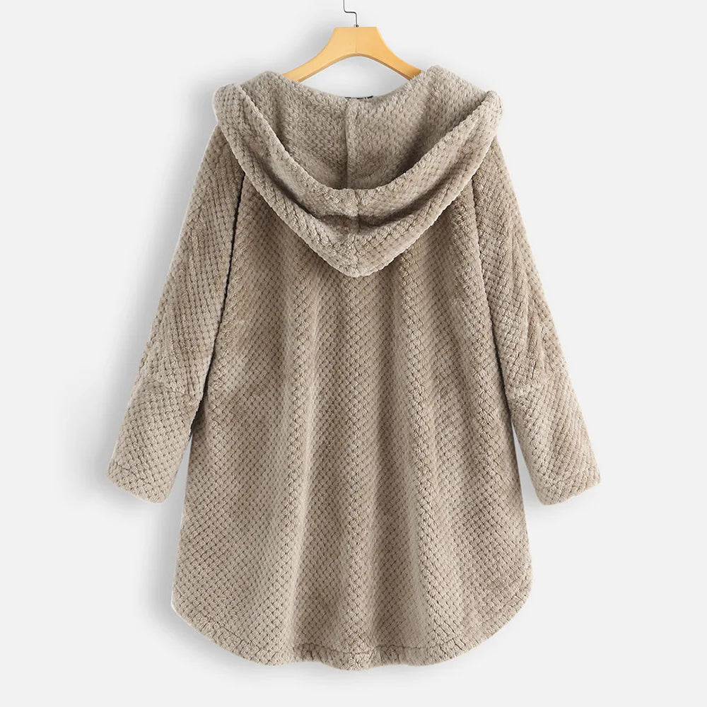 Teddy Fleece Hooded Jacket