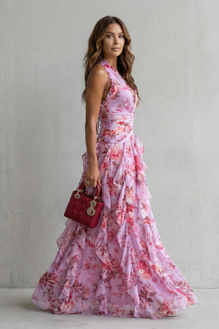 Naomi | Contoured Halter Dress