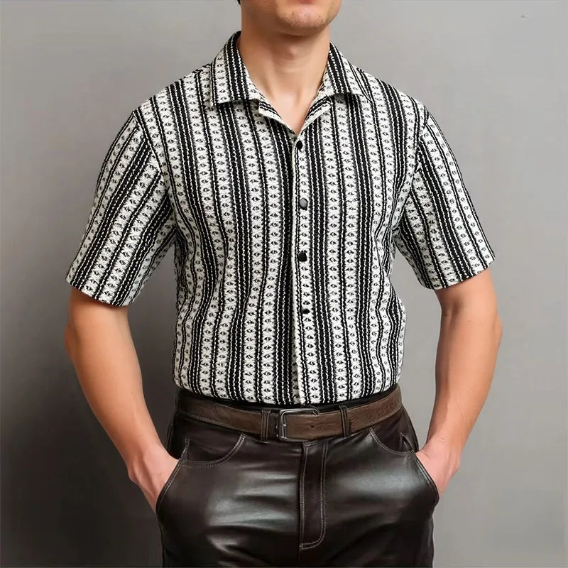 Montavero Stripe Knit Shirt
