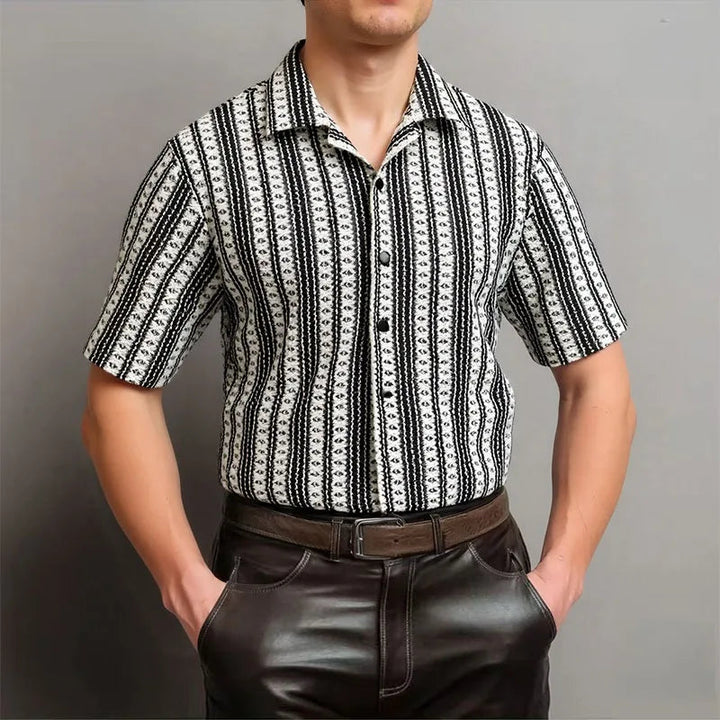 Montavero Stripe Knit Shirt