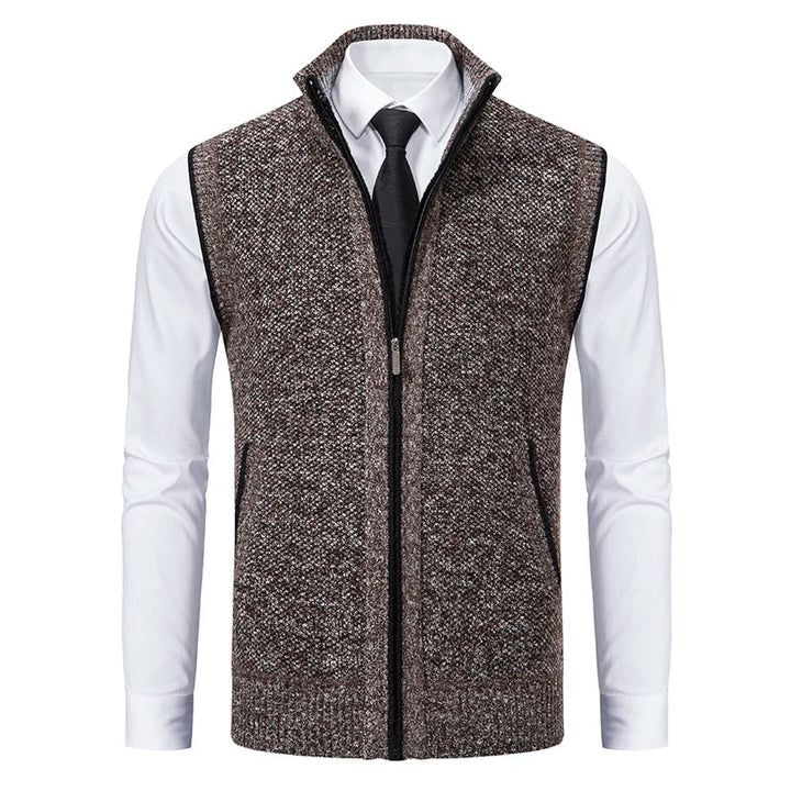 Hamilton Wool Full-Zip Vest