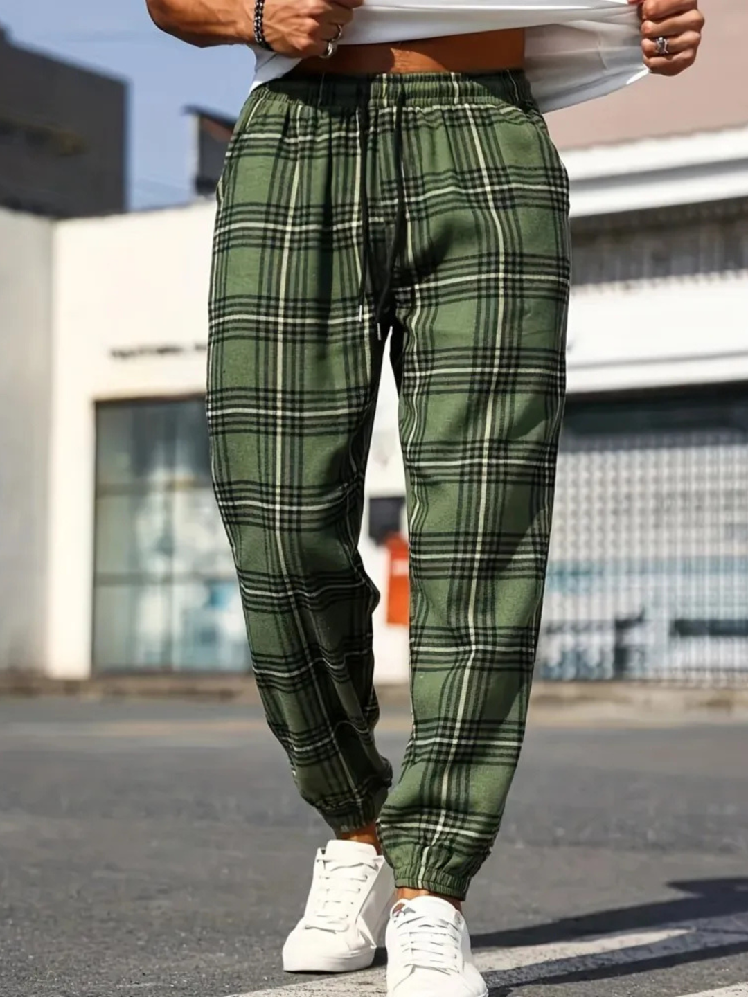 Griffin Plaid Jogger