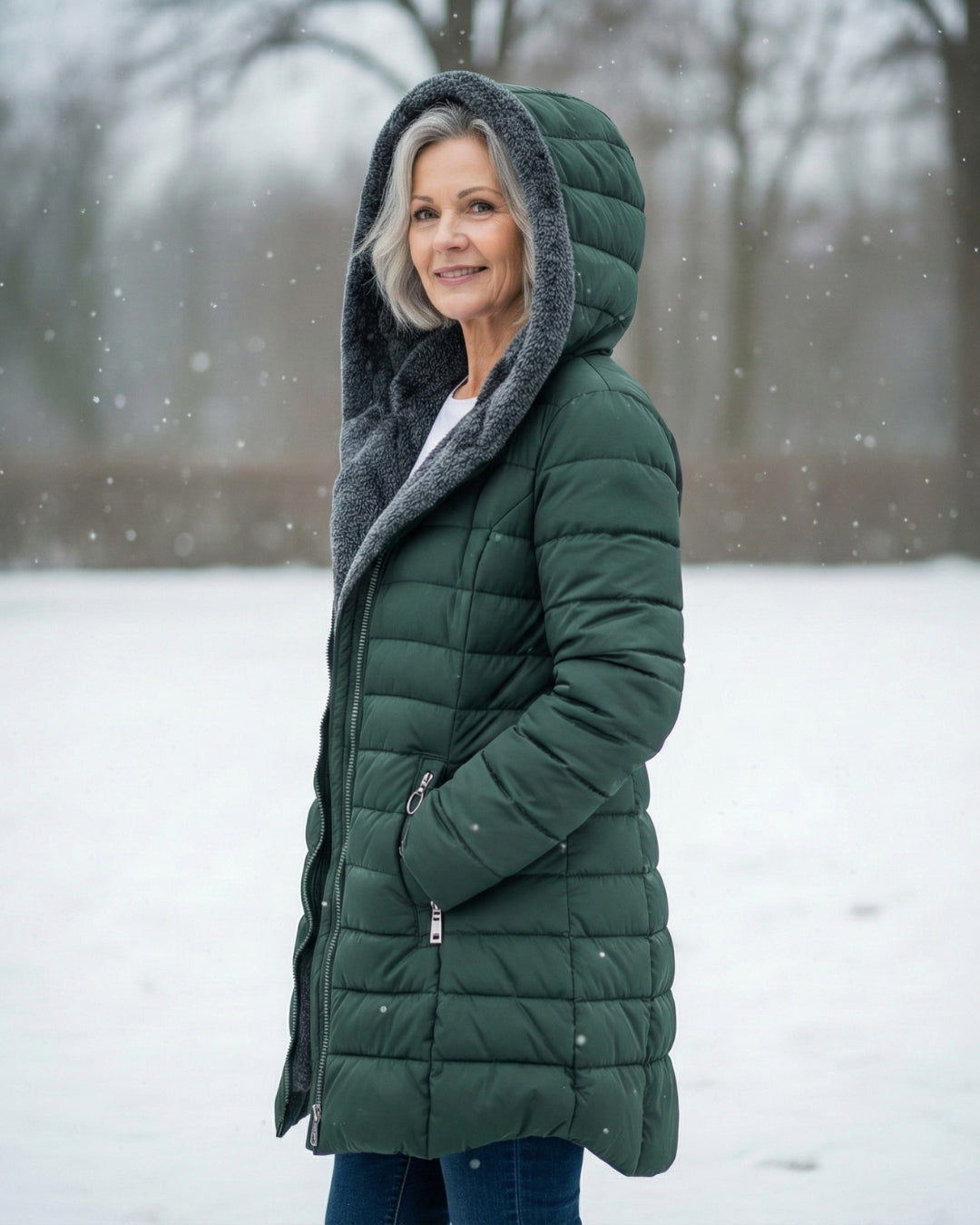 Alice | Cozy Fleece-Lined Puffer Jacket