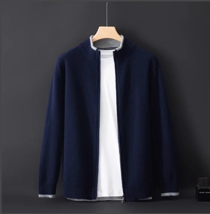 Hudson Cashmere Zip Jacket